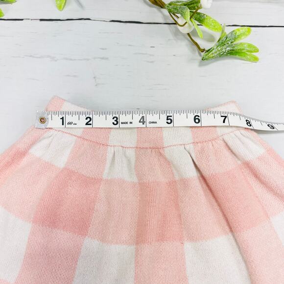 Isaac Mizrahi  Pink Sweater with Pink Plaid Matching Skirt - Size 12 months - Picture 8 of 9
